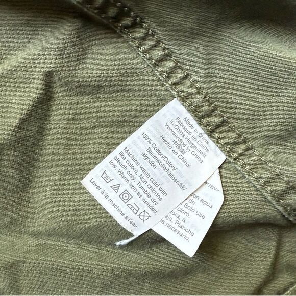 Madewell XS Military Green cargo jacket olive utility Good condition. - Picture 7 of 15
